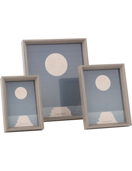 Cadre photo original en Bois Taupe pour photo 20x25 cm Sylvie - 3