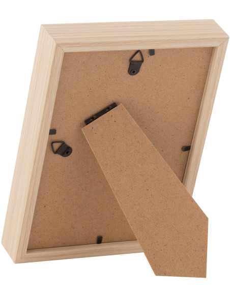 Cadre photo original en Bois Naturel pour photo 13x18 cm Sylvie - 2