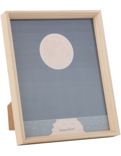 Cadre photo original en Bois Naturel pour photo 20x25 cm Sylvie - 1