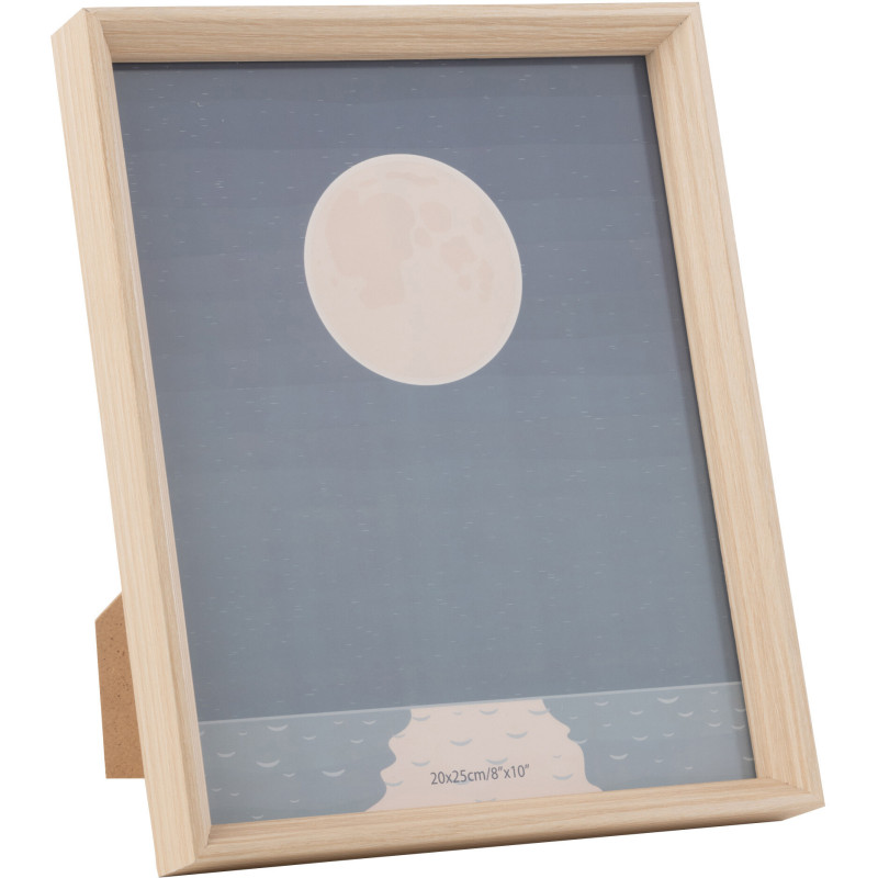 Cadre photo original en Bois Naturel pour photo 20x25 cm Sylvie - 1