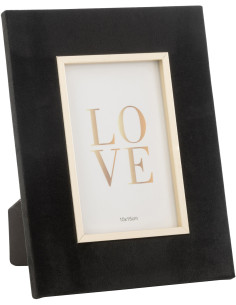 Cadre photo original en Velours Noir pour photo 10x15 cm Dita - 1