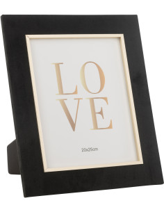 Cadre photo original en Velours Noir pour photo 20x25 cm Dita - 1