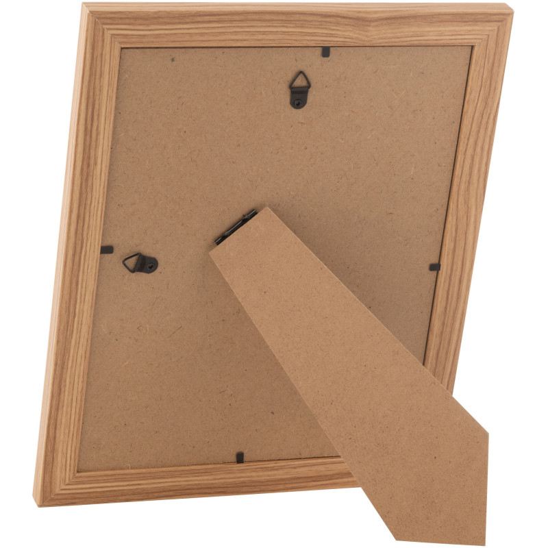 Cadre photo original en Bois Naturel pour photo 20x25 cm Bob - 2