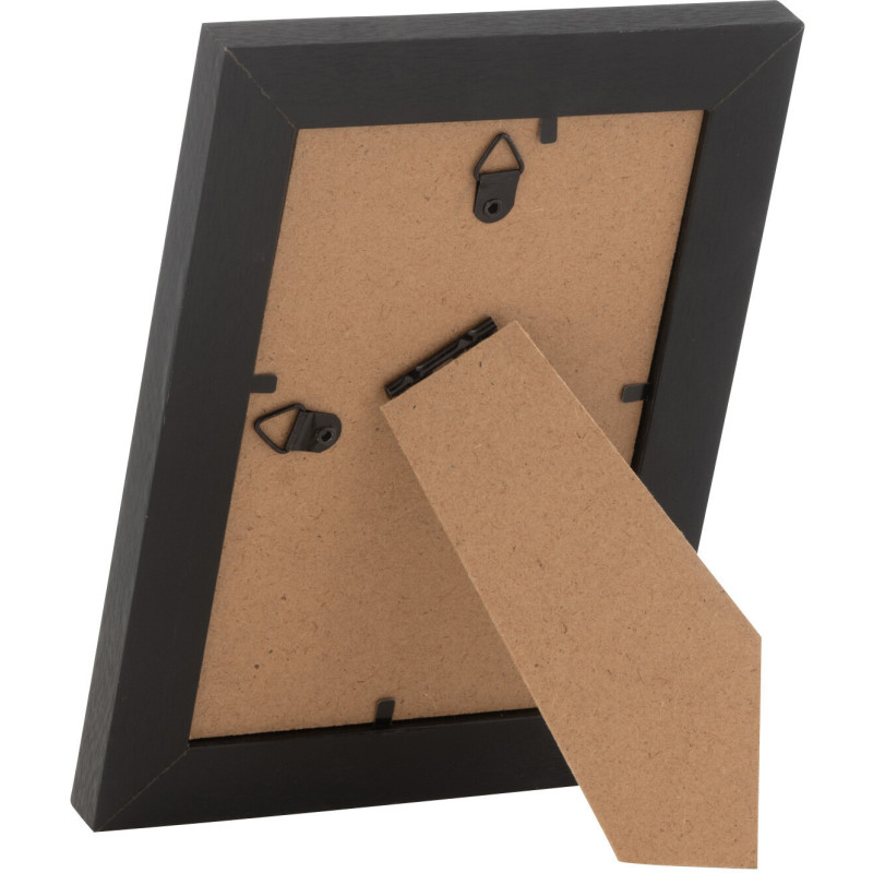 Cadre photo original en Bois Noir pour photo 10x15 cm Bob - 2