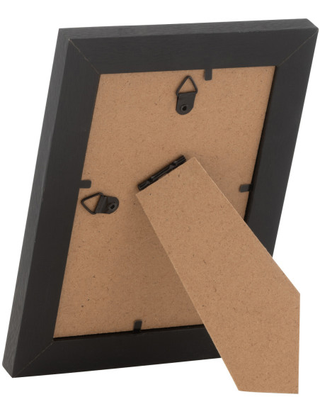 Cadre photo original en Bois Noir pour photo 10x15 cm Bob - 2