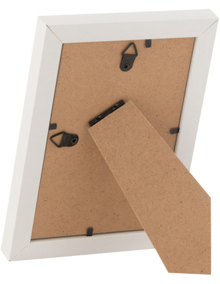 Cadre photo original en Bois Naturel Blanc pour photo 10x15 cm Chloé - 3