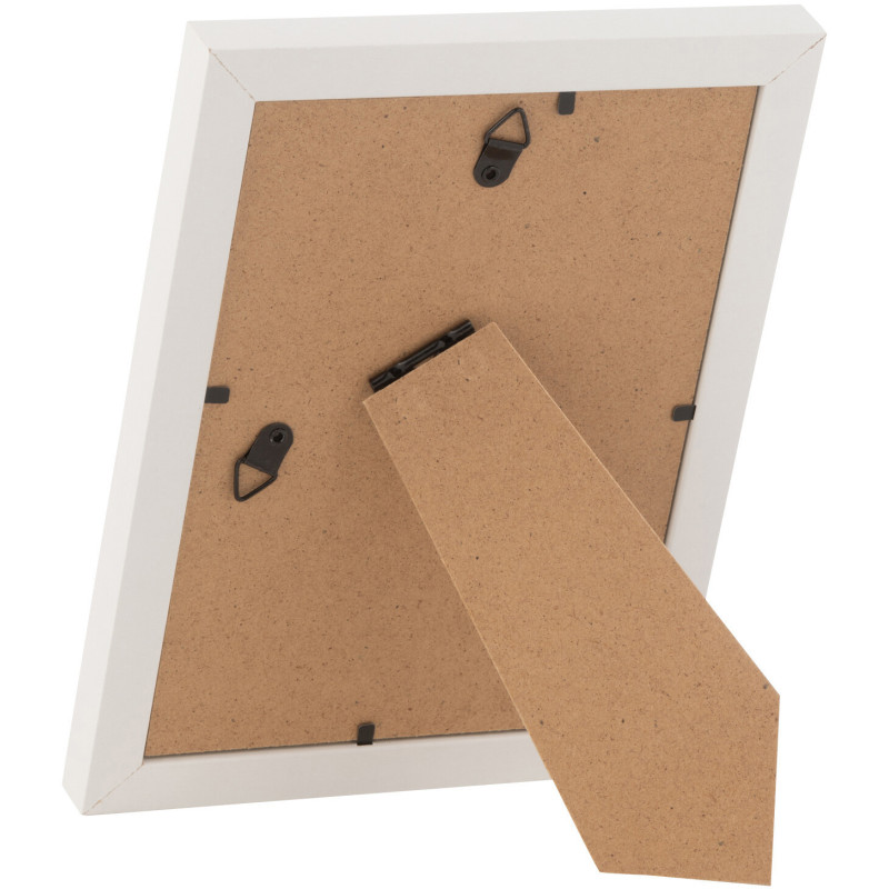 Cadre photo original en Bois Naturel Blanc pour photo 13x18 cm Chloé - 2