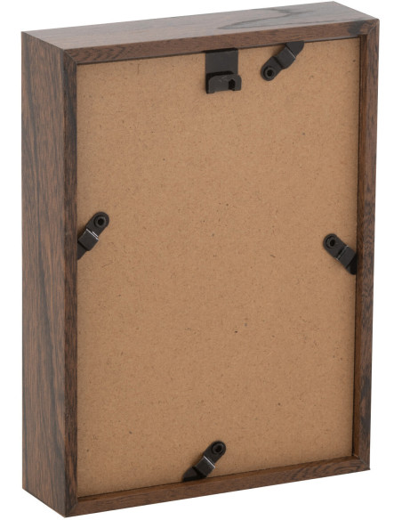 Cadre photo original en Bois Marron foncé pour photo 13x18 cm Moira - 2