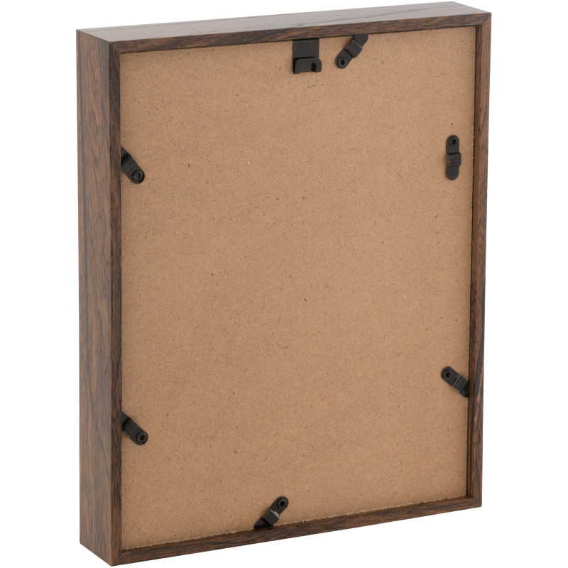 Cadre photo original en Bois Marron foncé pour photo 20x25 cm Moira - 2