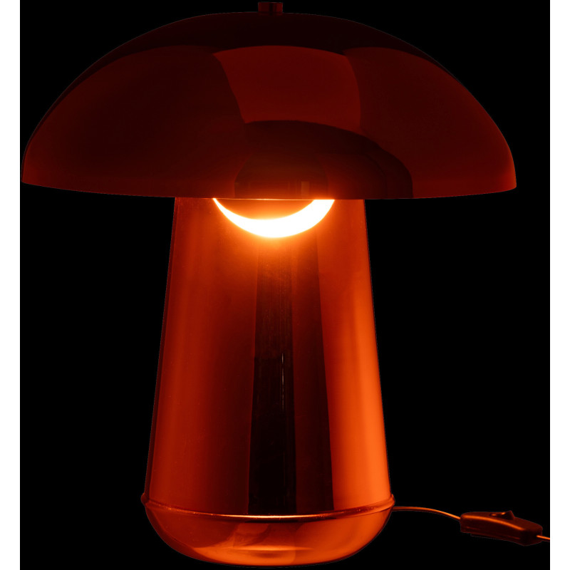 Lampe à poser originale Champignon Hauteur 43 cm en Métal Cuivré Boril - 4