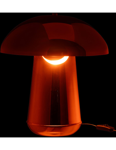 Lampe à poser originale Champignon Hauteur 43 cm en Métal Cuivré Boril - 4