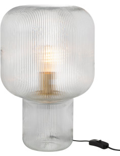 Lampe à poser originale Hauteur 42 cm en Verre Semi-transparent Tolan - 1