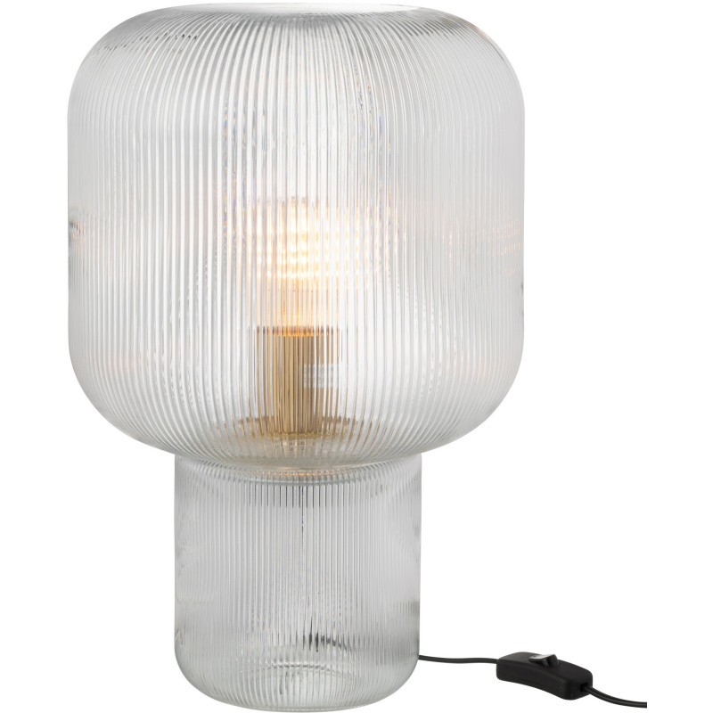 Lampe à poser originale Hauteur 42 cm en Verre Semi-transparent Tolan - 1