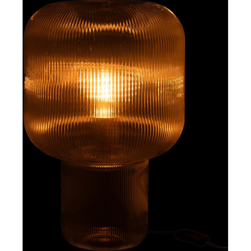 Lampe à poser originale Hauteur 42 cm en Verre Semi-transparent Tolan - 3