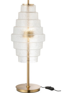 Lampe à poser originale Led Hauteur 57 cm en Verre Semi-transparent Irlen - 1