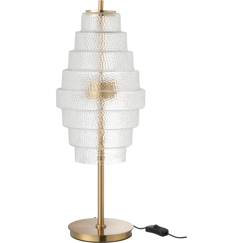 Lampe à poser originale Led Hauteur 57 cm en Verre Semi-transparent Irlen - 3