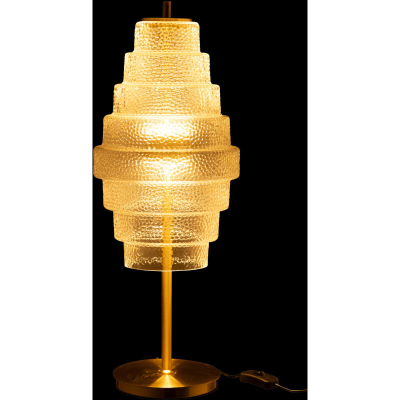 Lampe à poser originale Led Hauteur 57 cm en Verre Semi-transparent Irlen - 4