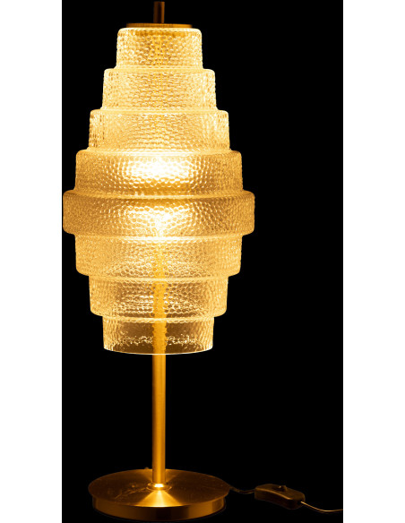 Lampe à poser originale Led Hauteur 57 cm en Verre Semi-transparent Irlen - 4