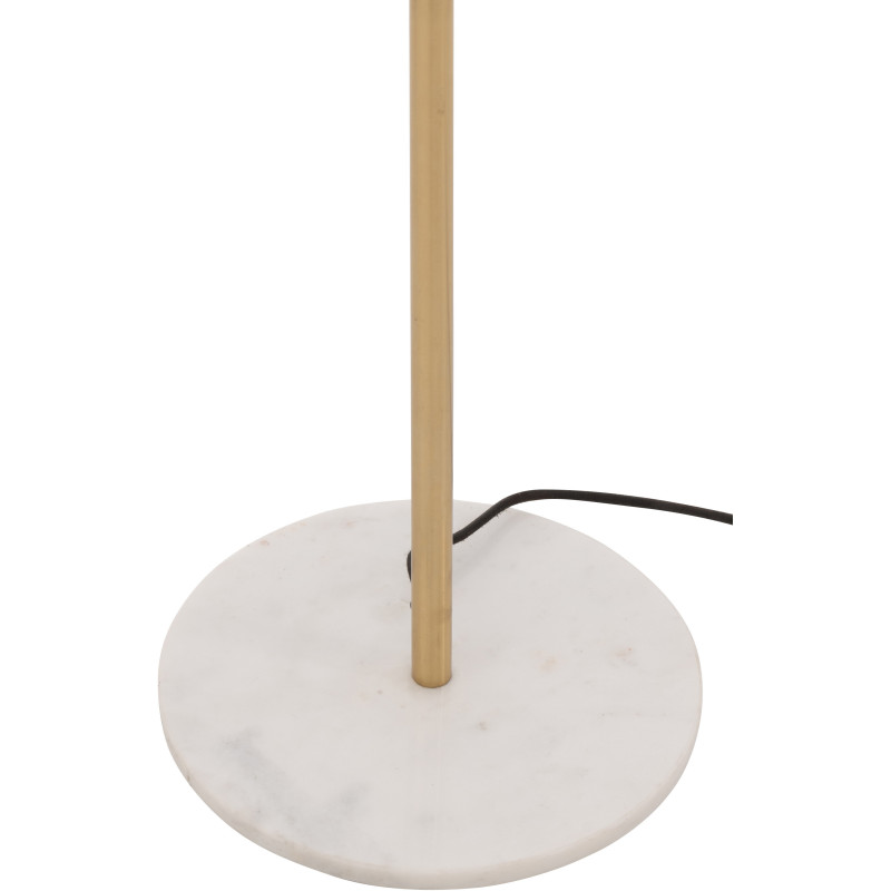 Lampadaire original champignon Hauteur 150 cm en Métal Doré Marbre Blanc Ulion - 4