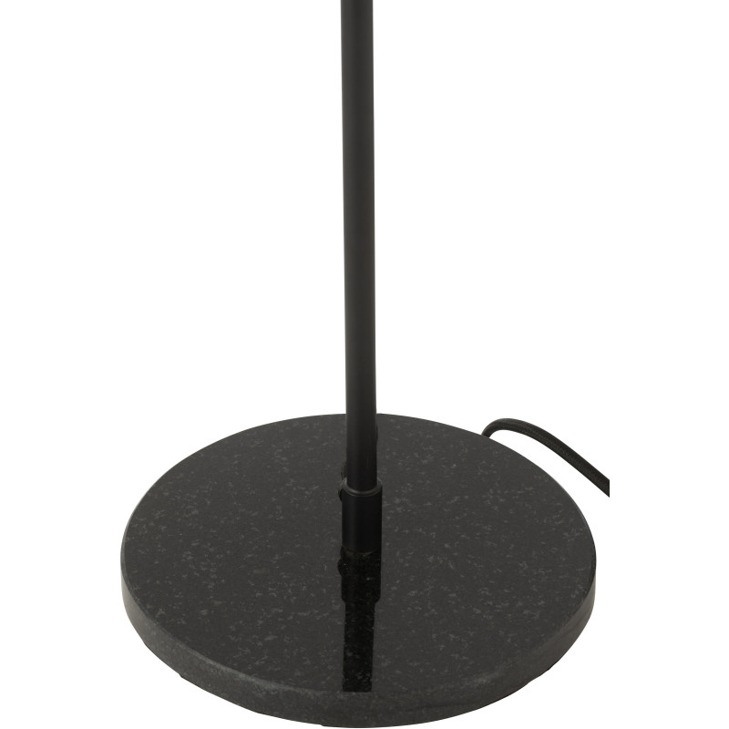Lampe à poser originale champignon Hauteur 56 cm en Métal Marbre Noir Ulion - 4
