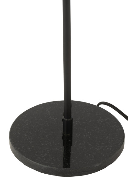 Lampe à poser originale champignon Hauteur 56 cm en Métal Marbre Noir Ulion - 4