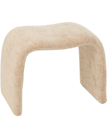 Banquette originale 1 place en Tissu Beige Nshape - 1
