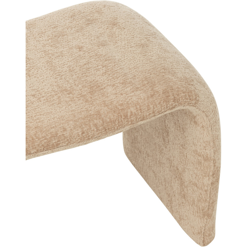 Banquette originale 1 place en Tissu Beige Nshape - 6