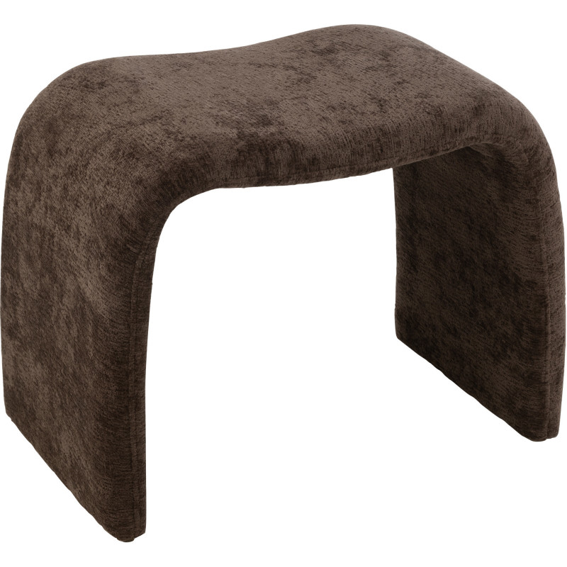 Banquette originale 1 place en Tissu Marron foncé Nshape - 1