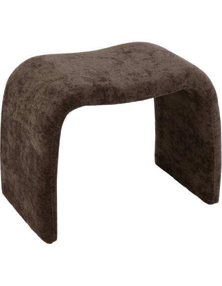 Banquette originale 1 place en Tissu Marron foncé Nshape - 1
