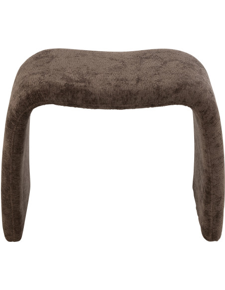 Banquette originale 1 place en Tissu Marron foncé Nshape - 2