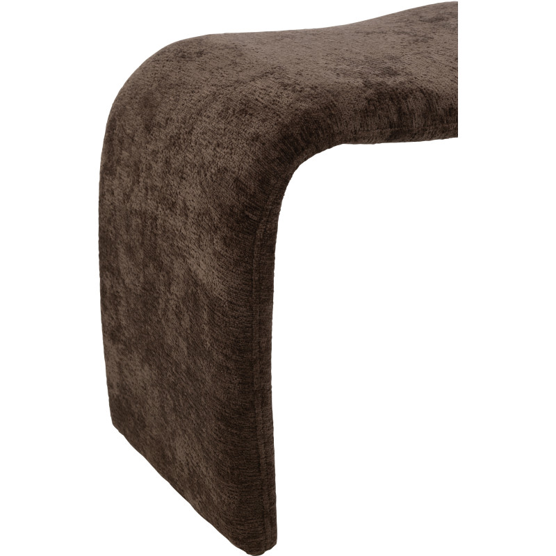 Banquette originale 1 place en Tissu Marron foncé Nshape - 4