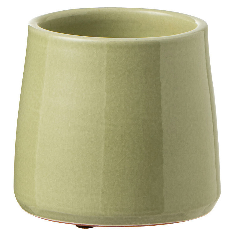 Cache-pot en Céramique Vert Chista Diamètre 13 cm - 1