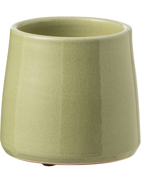 Cache-pot en Céramique Vert Chista Diamètre 13 cm - 1