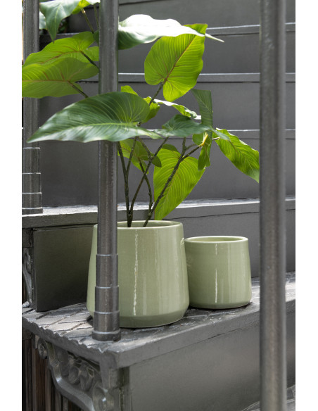 Cache-pot en Céramique Vert Chista Diamètre 17 cm - 3