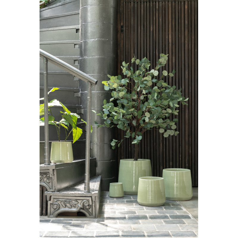 Cache-pot en Céramique Vert Chista Diamètre 23 cm - 2