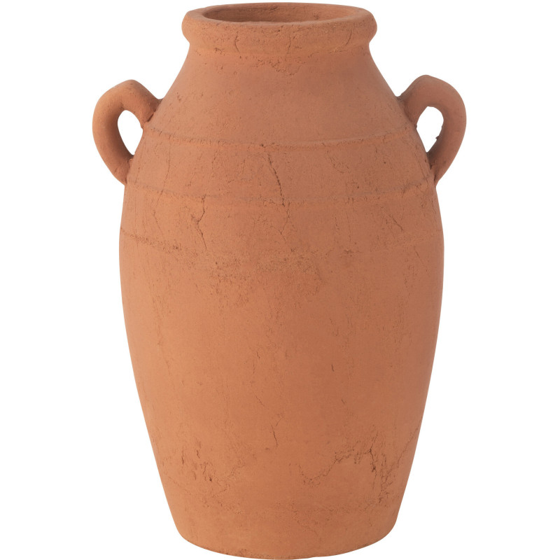 Vase antique Amphore Hauteur 47 cm en Terre cuite Terracotta Moke - 1