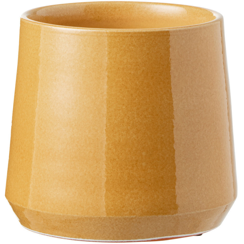 Cache-pot en Céramique Ocre Chista Diamètre 17 cm - 1