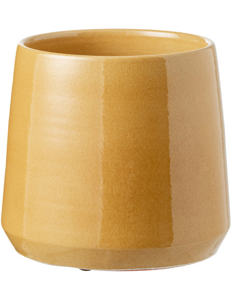 Cache-pot en Céramique Ocre Chista Diamètre 23 cm - 1