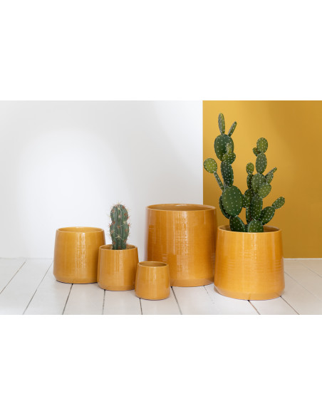Cache-pot en Céramique Ocre Chista Diamètre 23 cm - 2