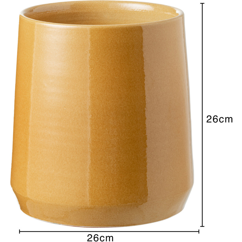 Cache-pot en Céramique Ocre Chista Diamètre 26 cm - 3