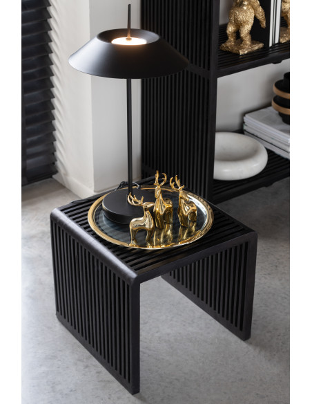 Statuettes modernes Rennes Hauteur 16 cm en Résine Doré Electro (Lot de 3) - 2