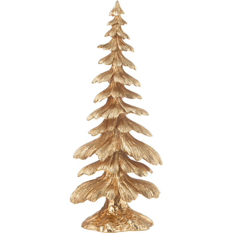 Sapin de Noël original XL Hauteur 51 cm en Résine Doré Ayara - 1