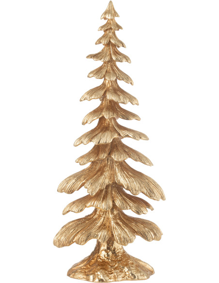 Sapin de Noël original XL Hauteur 51 cm en Résine Doré Ayara - 1