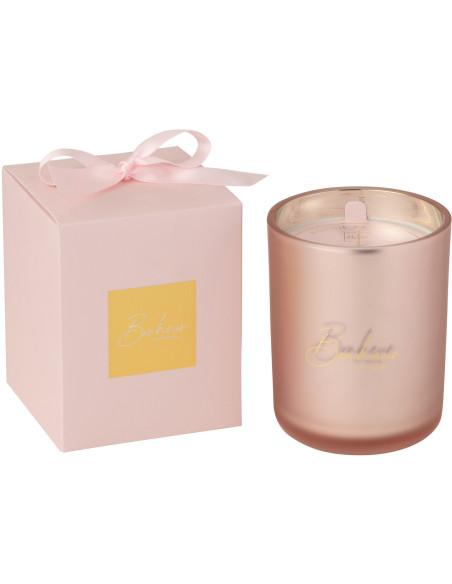 Bougie parfumée Bonheur Senteur Florale Thé Ambré Saphir 65H Essencia - 1