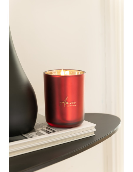 Bougie parfumée Amour Senteur Florale Mimosa & Rose 65H Essencia - 2