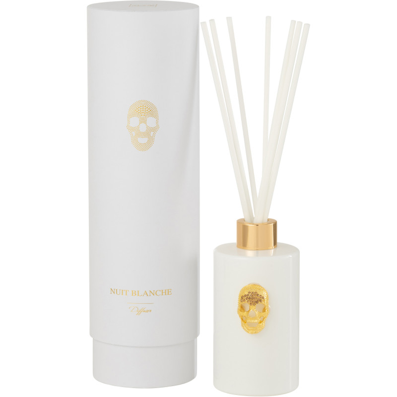 Diffuseur de parfum Crâne Senteur Florale Fleur blanche & Tonka 200 ml Nuit - 1