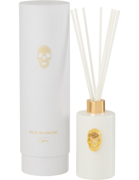 Diffuseur de parfum Crâne Senteur Florale Fleur blanche & Tonka 200 ml Nuit - 1
