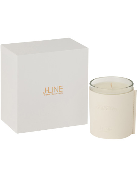 Bougie parfumée Senteur Florale Raisin Blanc 40 heures Leather - 3