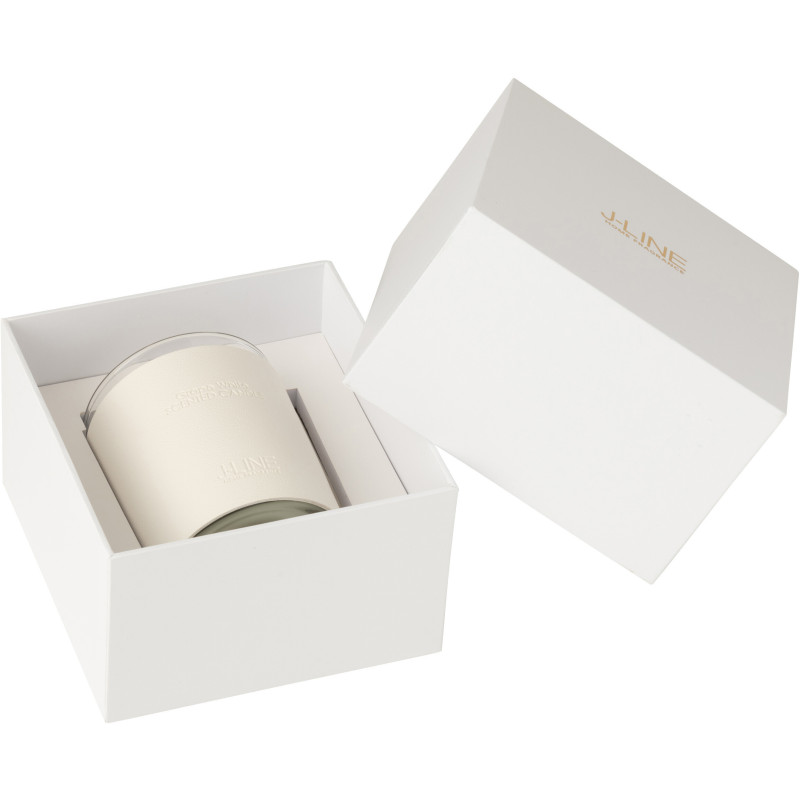 Bougie parfumée Senteur Florale Raisin Blanc 40 heures Leather - 4