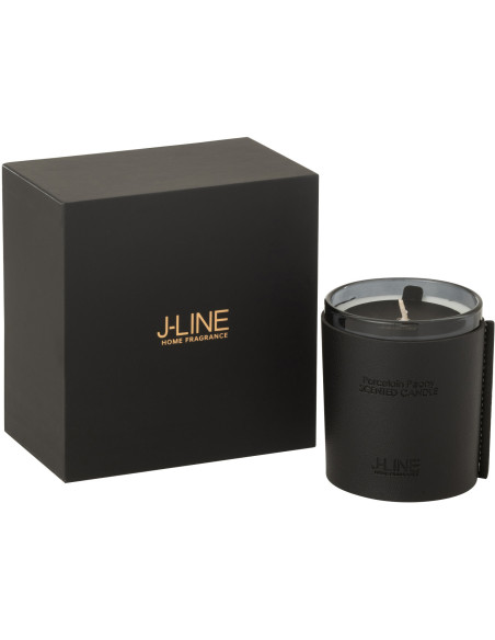 Bougie parfumée Senteur Boisée Diamant Noir 40 heures Leather - 1